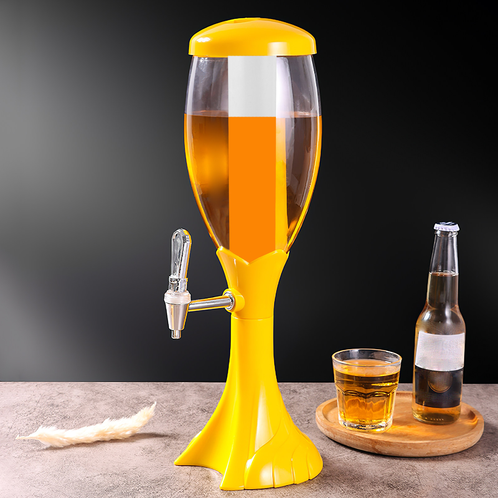 Wine Beer Drink - Drink Tower Ice Tube for Beer