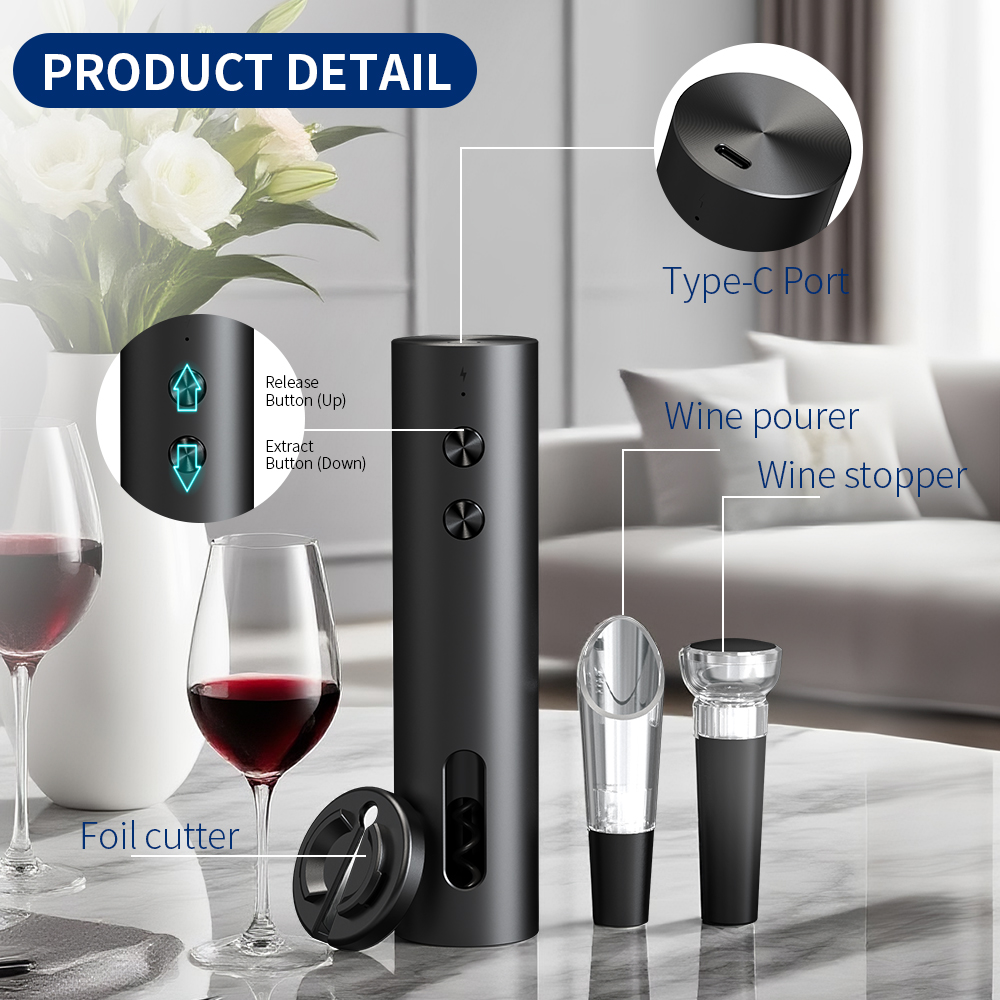 4-in-1 Electric Bottle Wine Op - огляд і ціна Wine Opener Electric