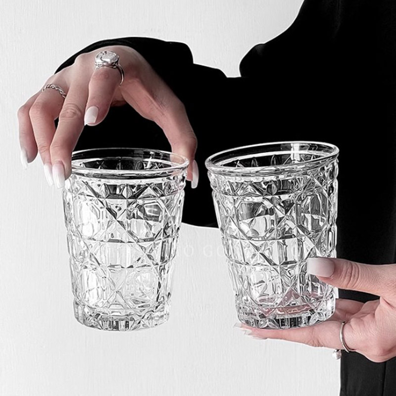 2pcs 310ml Vintage Diamond Pat - огляд і ціна Wine Beer Drink