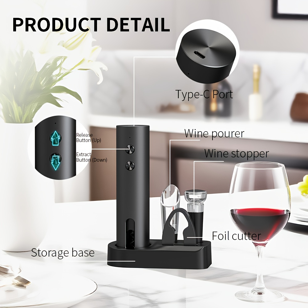 Automatic Electric Wine Bottle - огляд і ціна Wine Opener Electric
