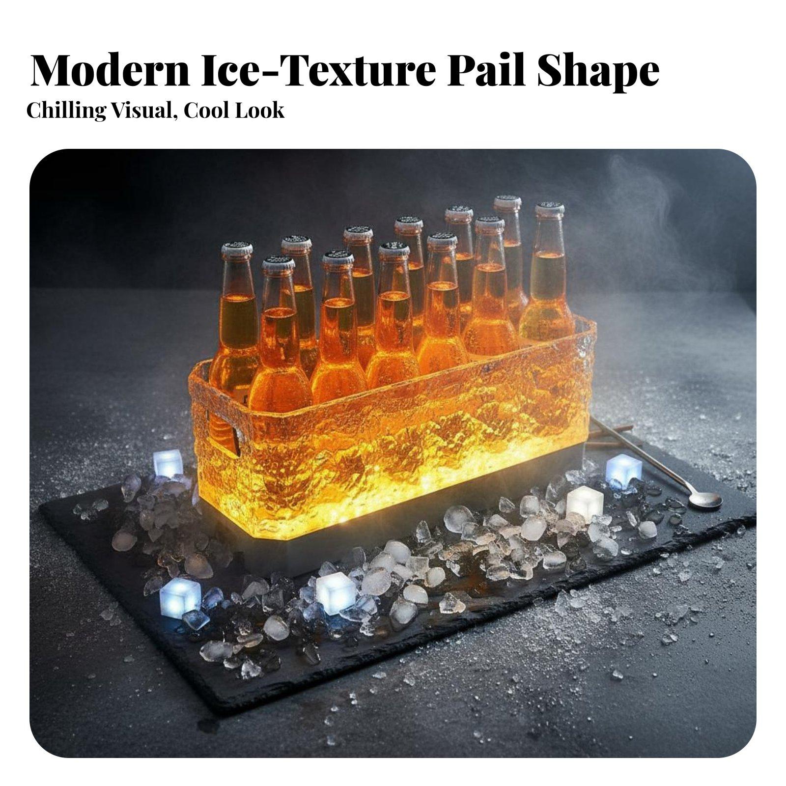 PC Plastic Ice Bucket for Drin - огляд і ціна Beer Wine Up