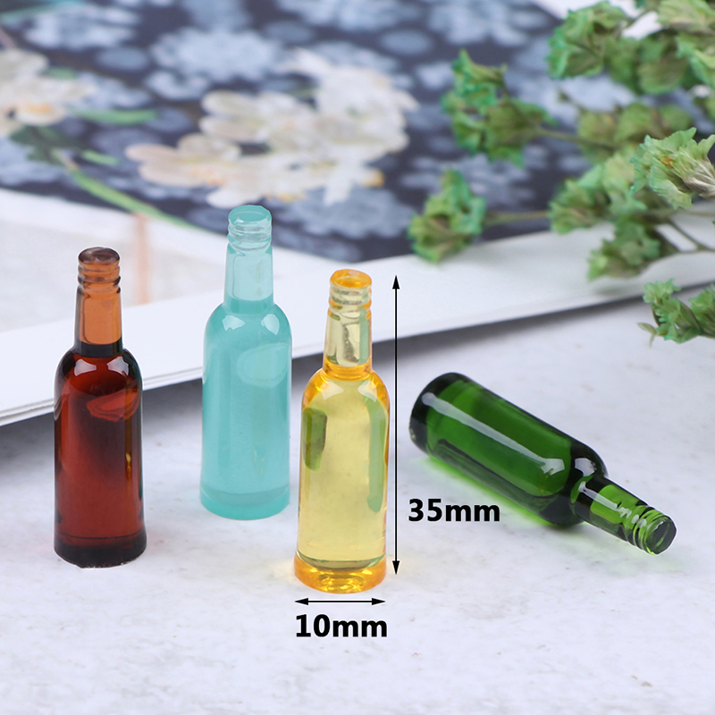 6pcs 1:12 Dollhouse Miniature  - огляд і ціна Wine Beer Drink
