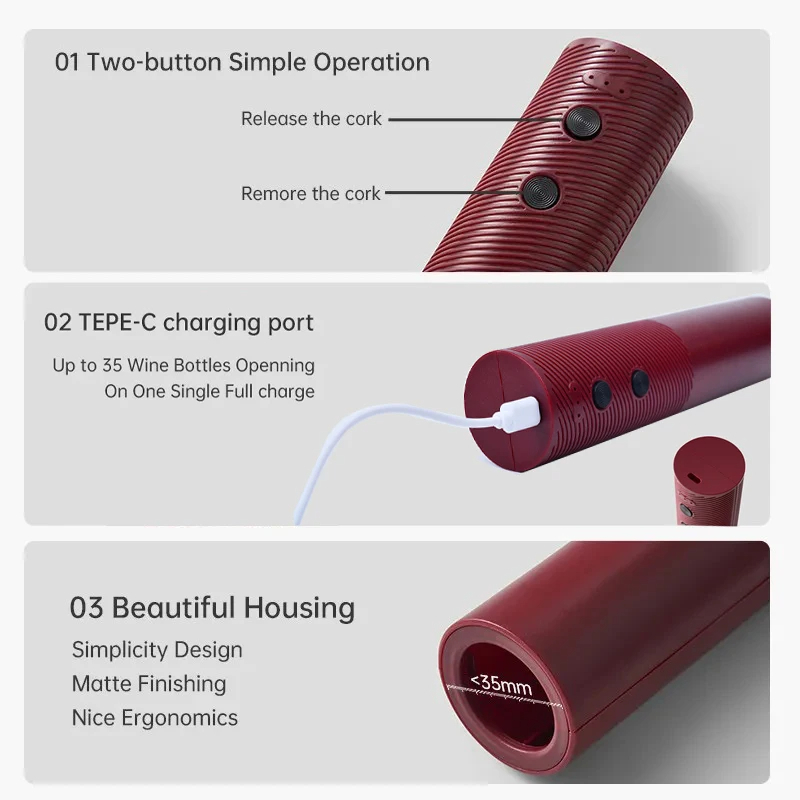 HOMEFISH Electric Wine Bottle  - огляд і ціна Wine Opener Electric