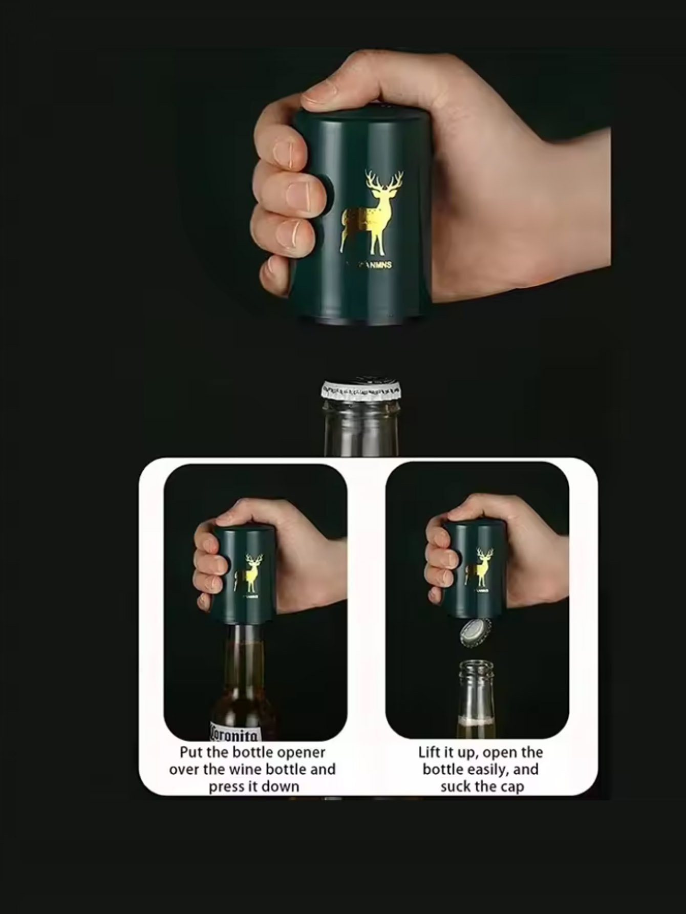 1Pcs Automatic Beer Bottle Ope - огляд і ціна Wine Opener Electric