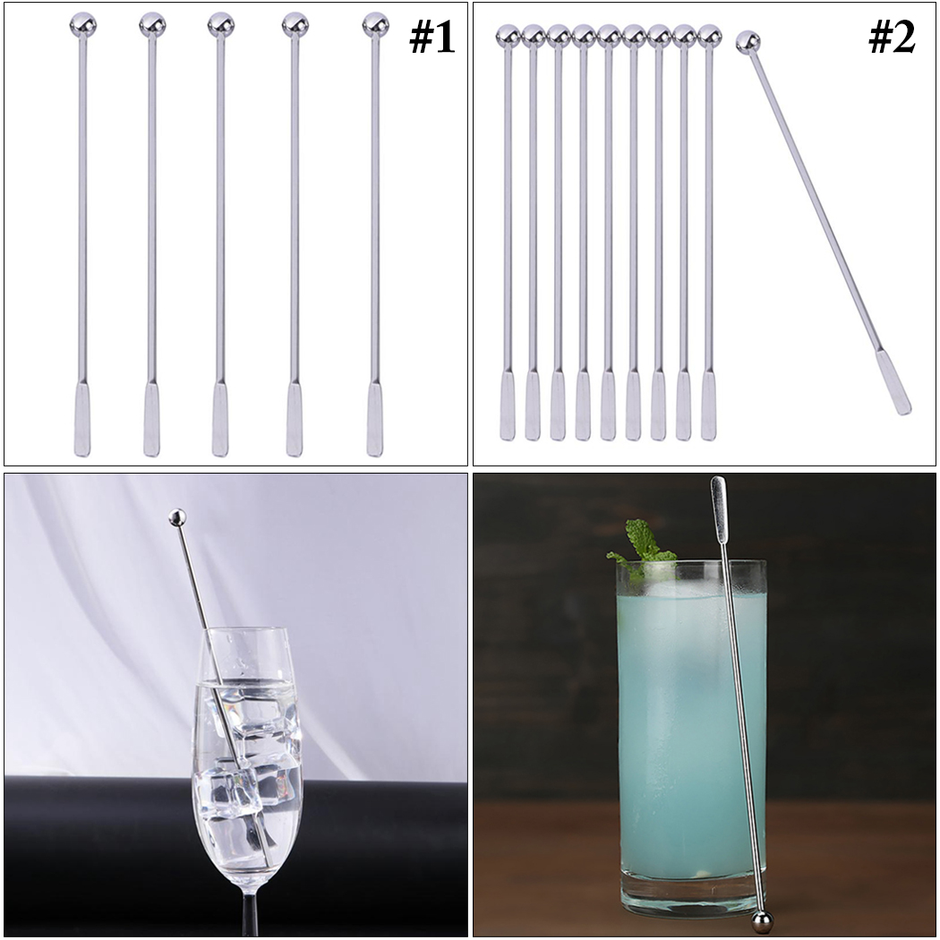 5Pcs/Set Creative 19cm Stainle - огляд і ціна Muddler Cocktail Bar
