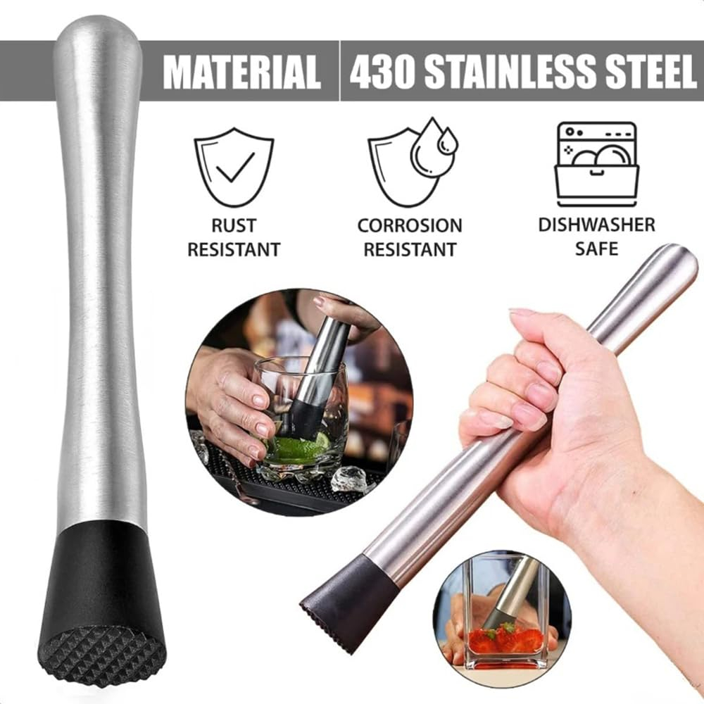 Cocktail Muddler Bar Tool Set  - огляд і ціна Muddler Cocktail Bar