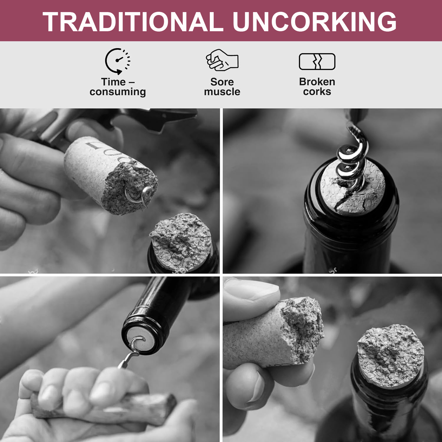 Electric Wine Opener, Black Co - огляд і ціна Wine Opener Electric