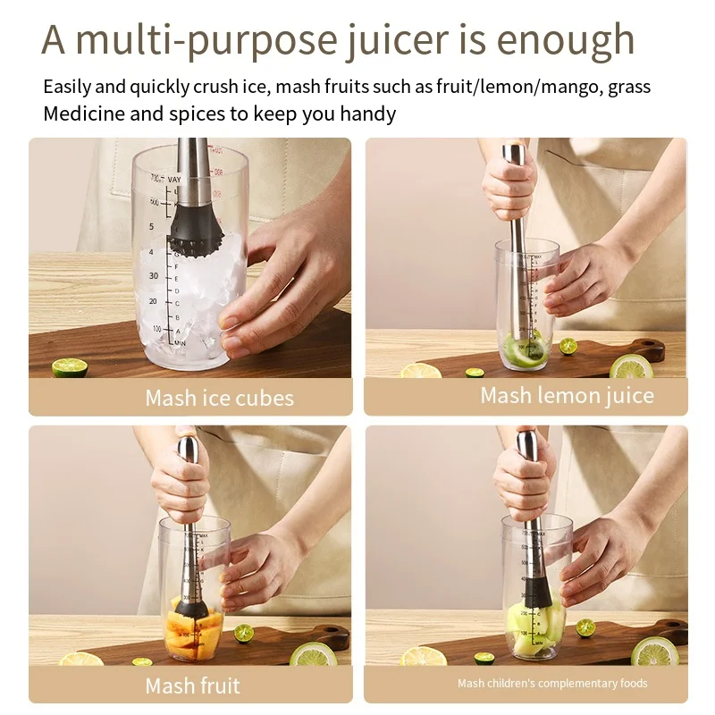 Stainless Steel Crushed Ice Ha - огляд і ціна Muddler Cocktail Bar