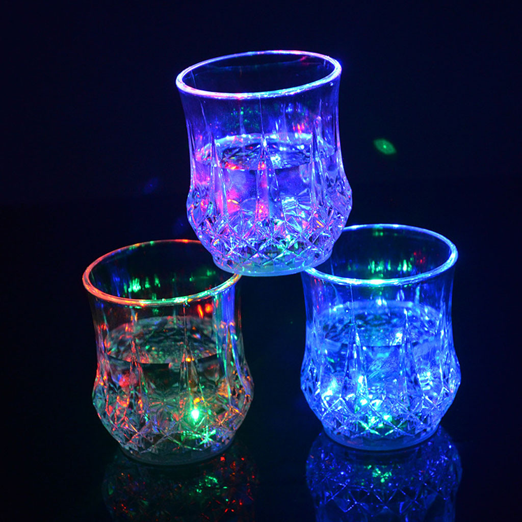 Colored LED Glowing Drink Cup  - огляд і ціна Wine Beer Drink